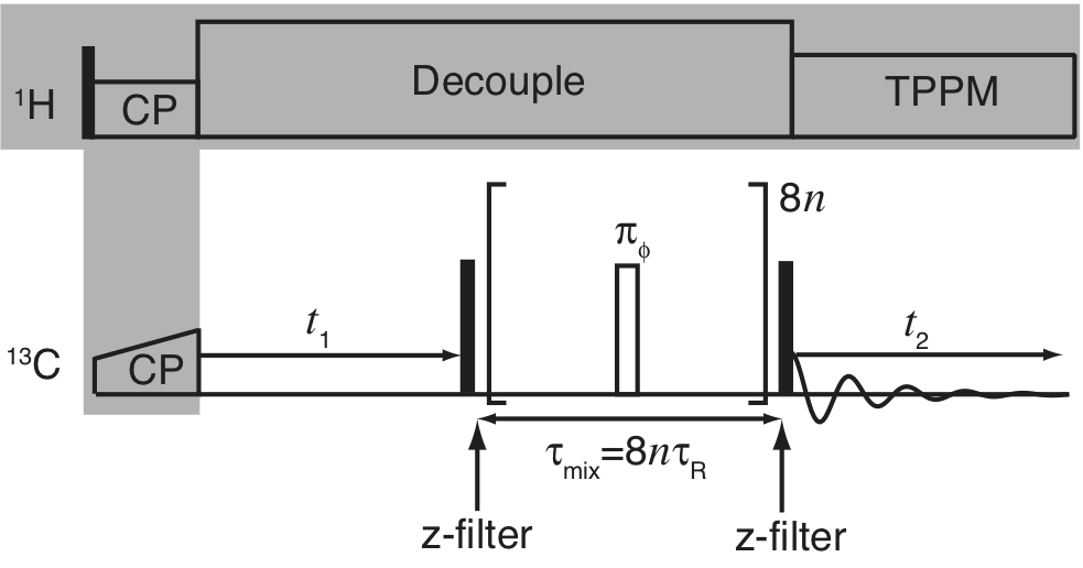 2D RFDR Pulse Sequence